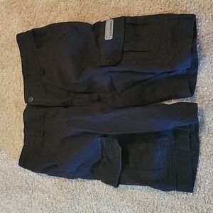 Mens black cargo shorts